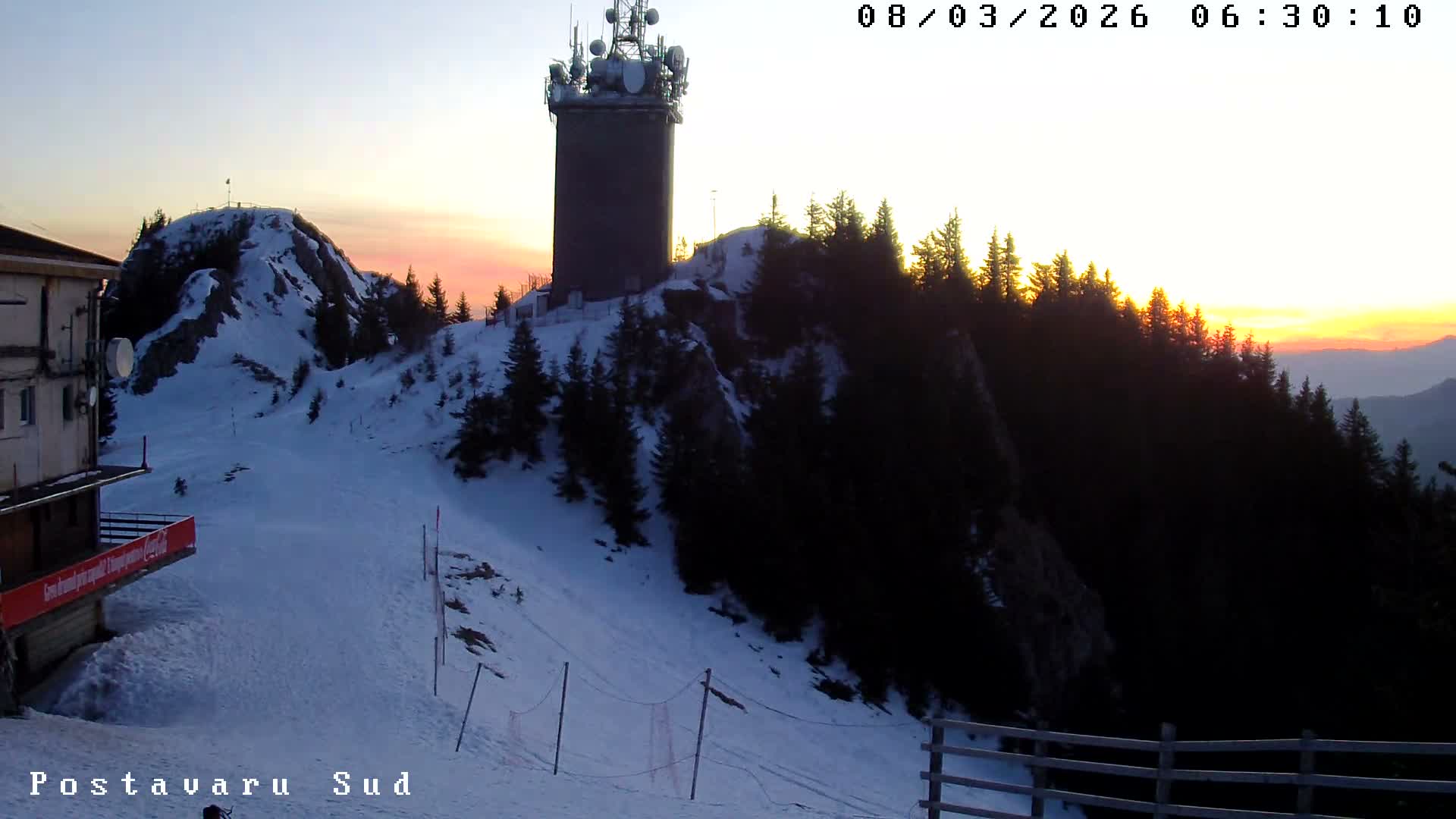 Brasov, Releu Radio Relay & Postavaru Peak, Poiana Brasov Live Cam - Poiana Brasov, Braşov, Romania