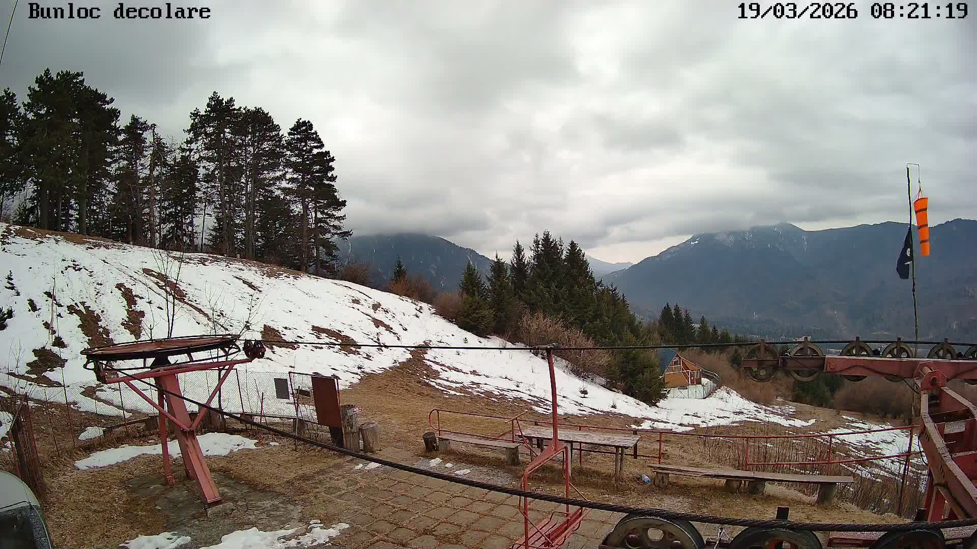 Bunloc, Curvature Carpathians View & Vârful Bunloc Peak, Sacele Live Cam  - Bunloc, Săcele, Braşov, Romania