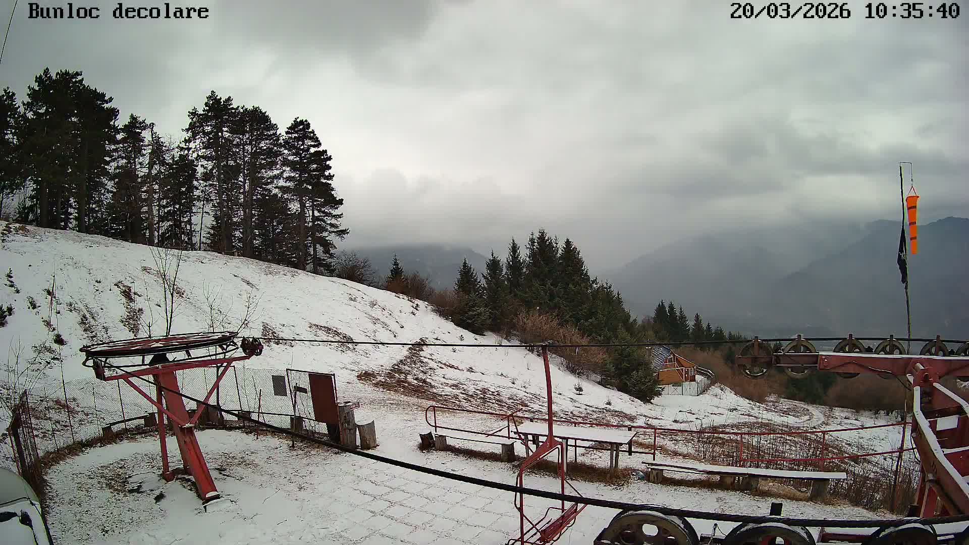 Bunloc, Curvature Carpathians View & Vârful Bunloc Peak, Sacele Live Cam  - Bunloc, Săcele, Braşov, Romania
