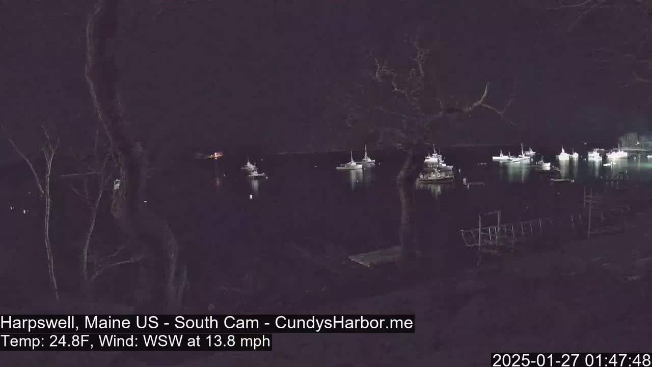Cundy Harbor South Live Cam - Harpswell, Maine, USA