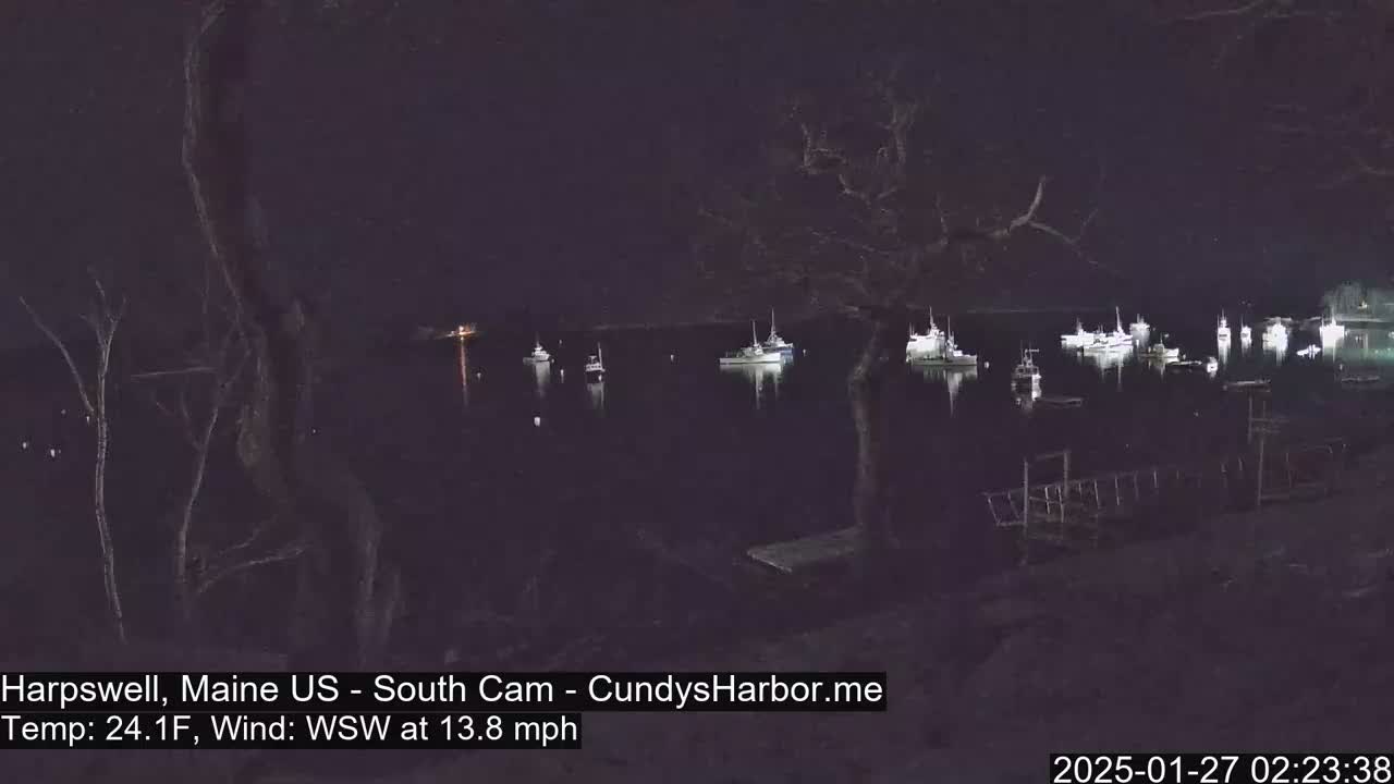 Cundy Harbor South Live Cam - Harpswell, Maine, USA