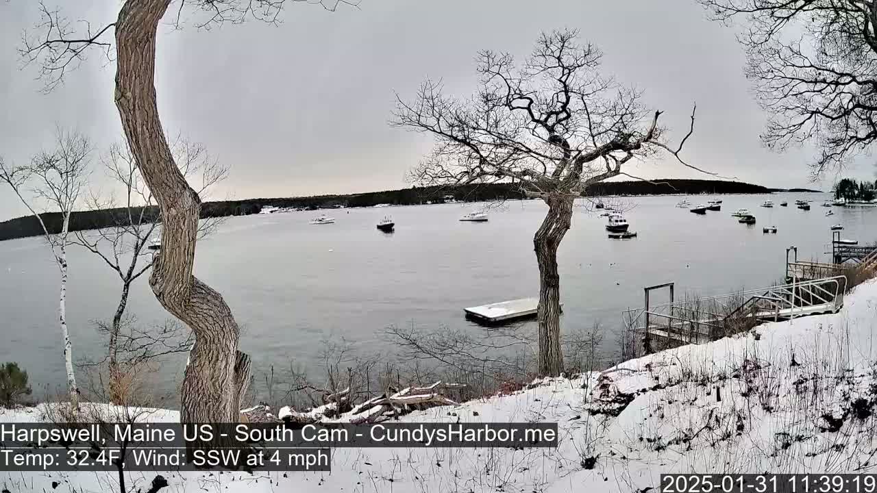 Cundy Harbor South Live Cam - Harpswell, Maine, USA