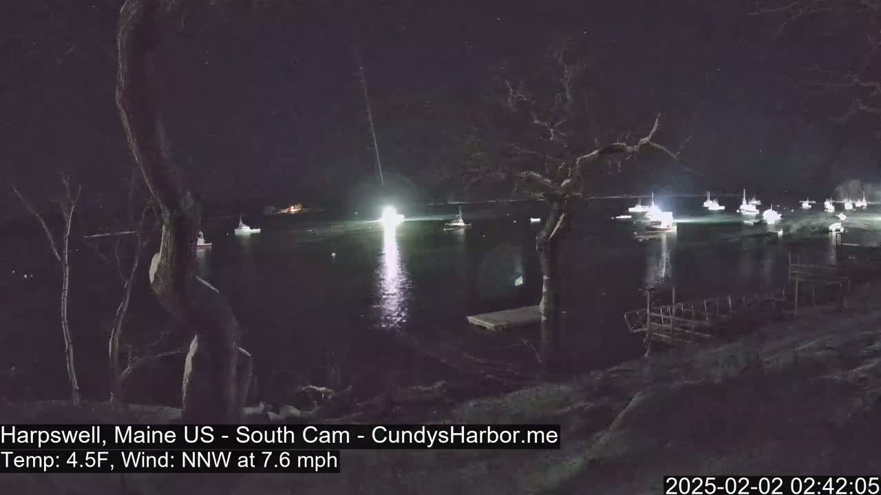 Cundy Harbor South Live Cam - Harpswell, Maine, USA