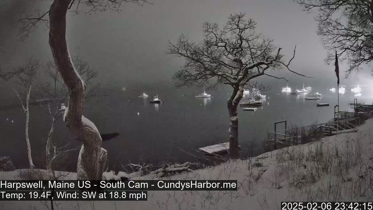 Cundy Harbor South Live Cam - Harpswell, Maine, USA