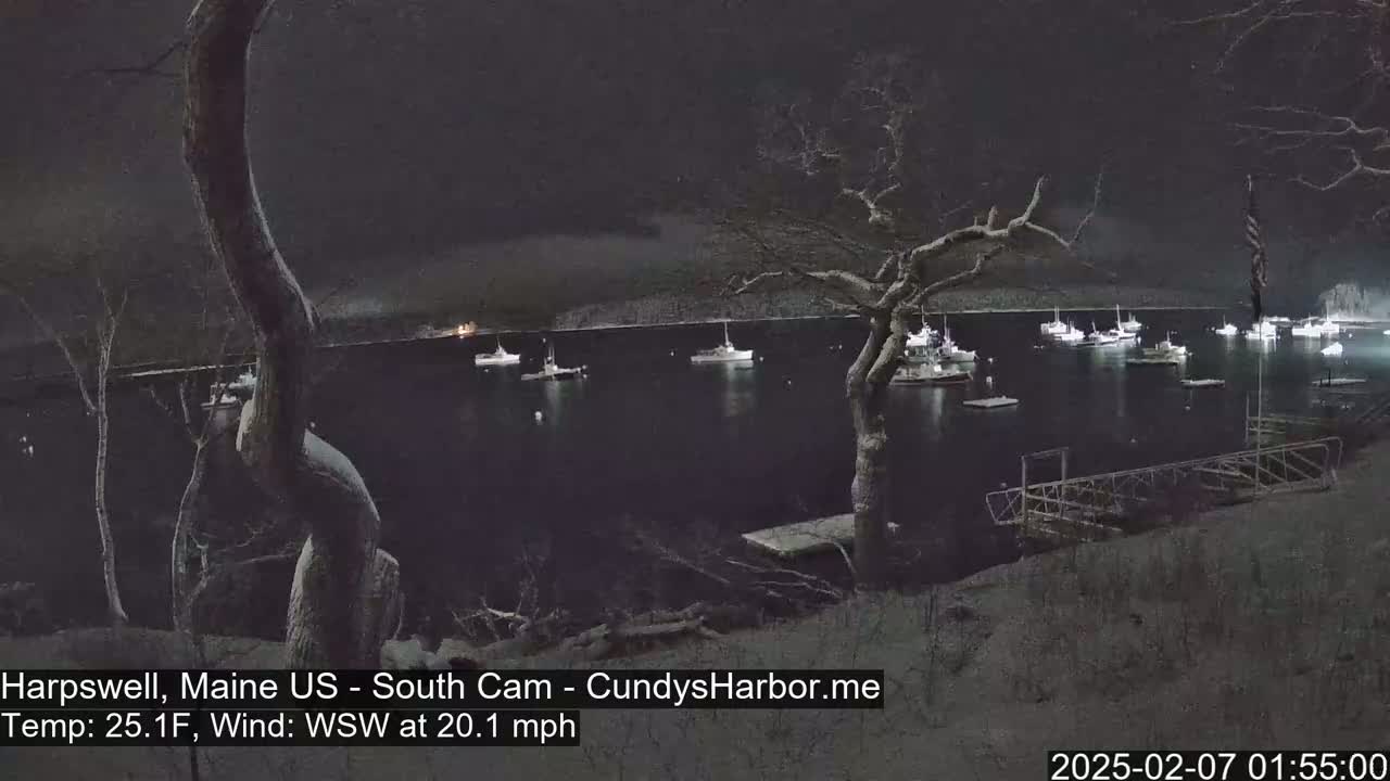 Cundy Harbor South Live Cam - Harpswell, Maine, USA