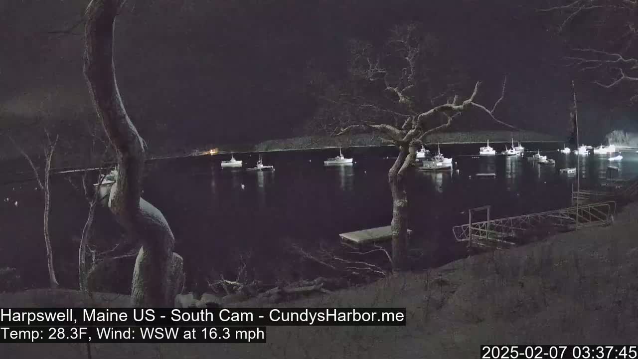 Cundy Harbor South Live Cam - Harpswell, Maine, USA
