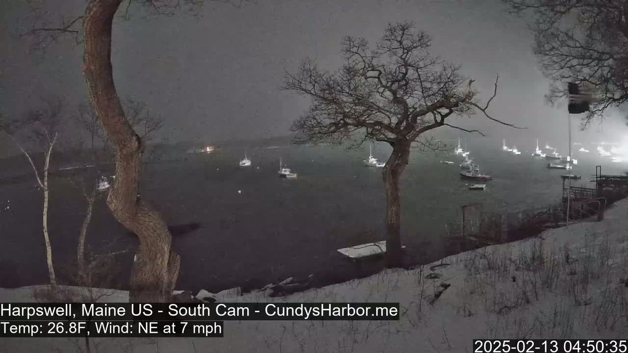 Cundy Harbor South Live Cam - Harpswell, Maine, USA