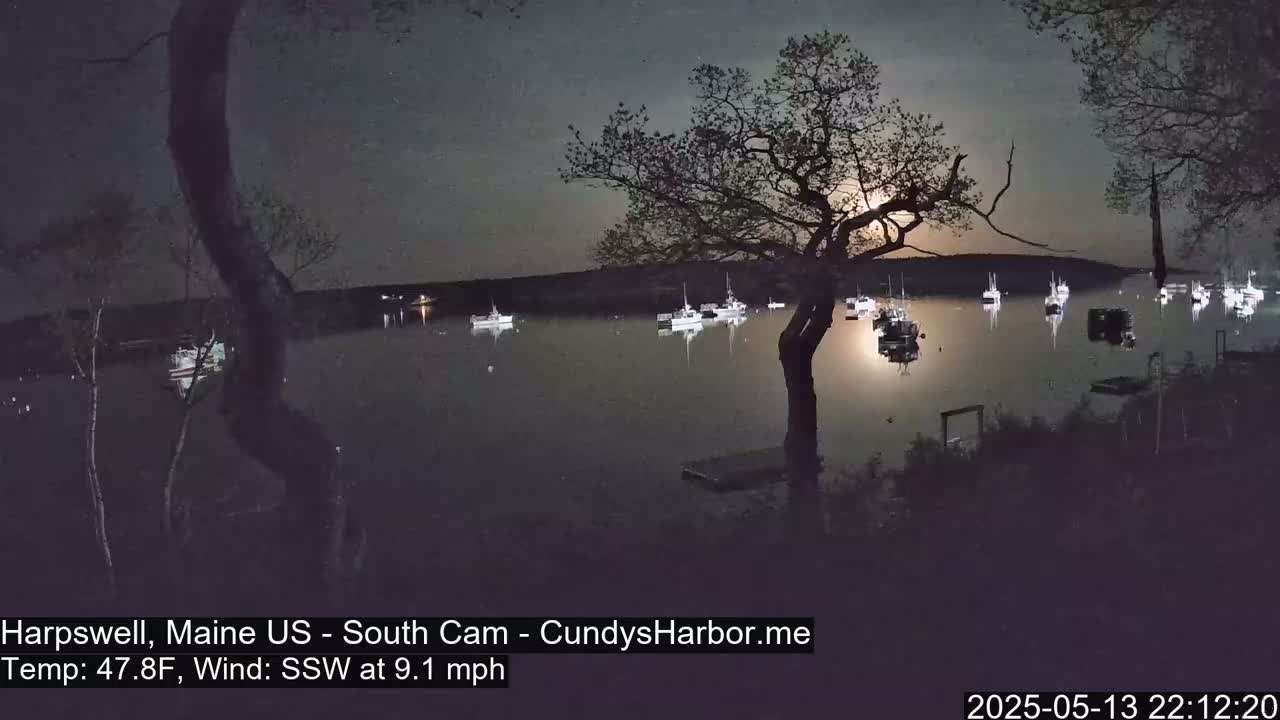 Cundy Harbor South Live Cam - Harpswell, Maine, USA