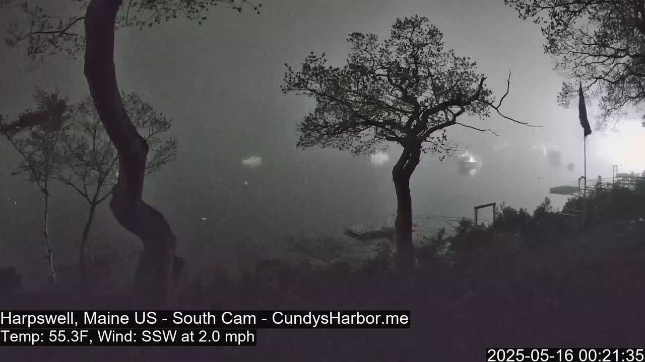 Cundy Harbor South Live Cam - Harpswell, Maine, USA