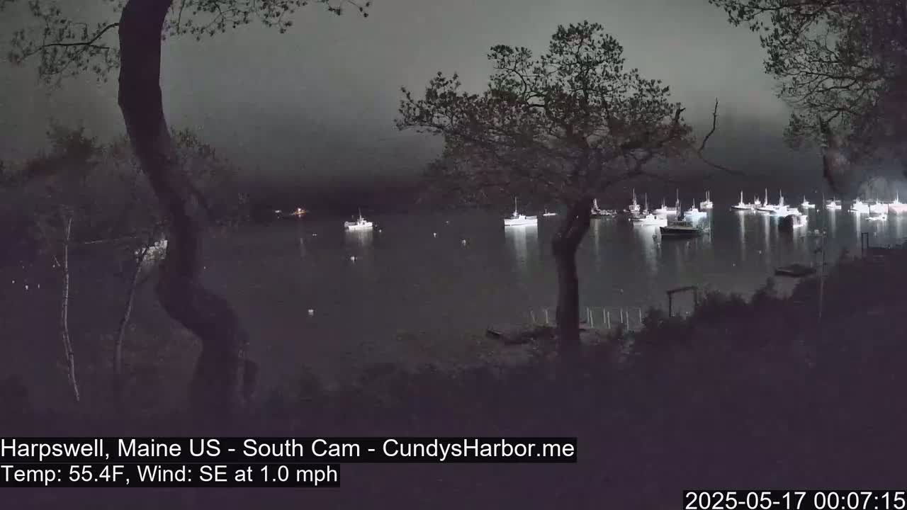 Cundy Harbor South Live Cam - Harpswell, Maine, USA