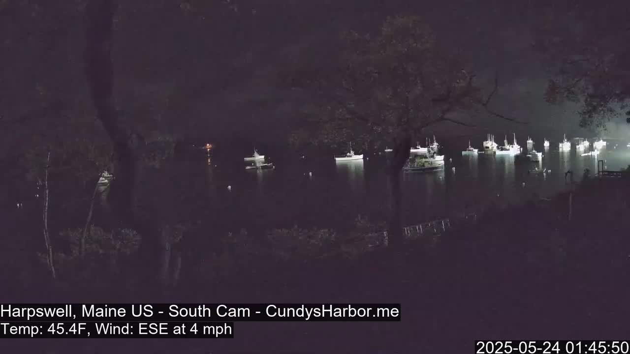 Cundy Harbor South Live Cam - Harpswell, Maine, USA