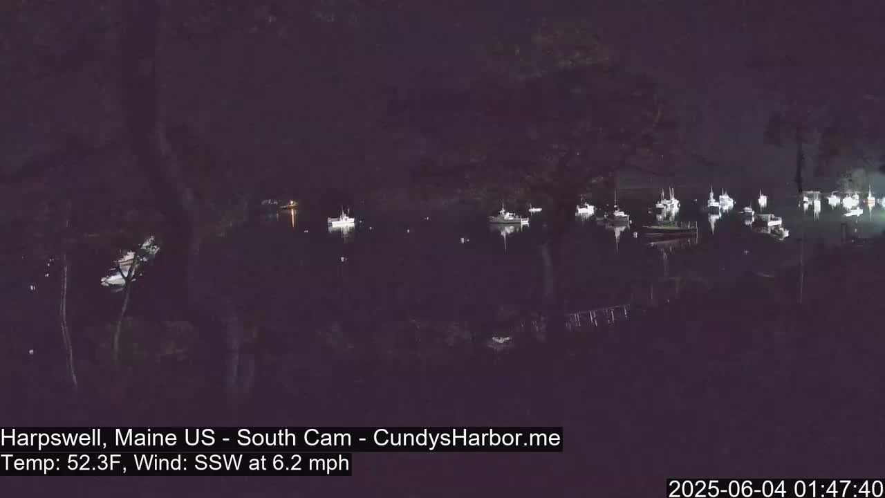 Cundy Harbor South Live Cam - Harpswell, Maine, USA