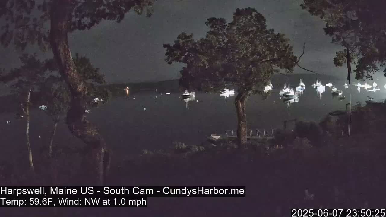 Cundy Harbor South Live Cam - Harpswell, Maine, USA
