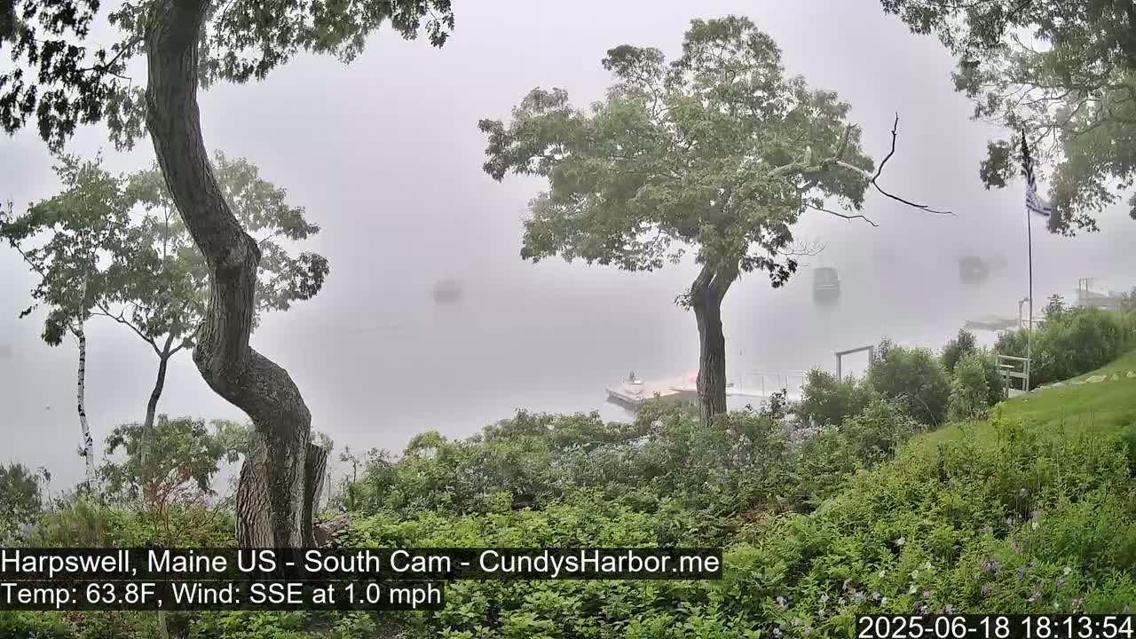 Cundy Harbor South Live Cam - Harpswell, Maine, USA