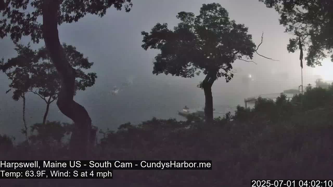 Cundy Harbor South Live Cam - Harpswell, Maine, USA