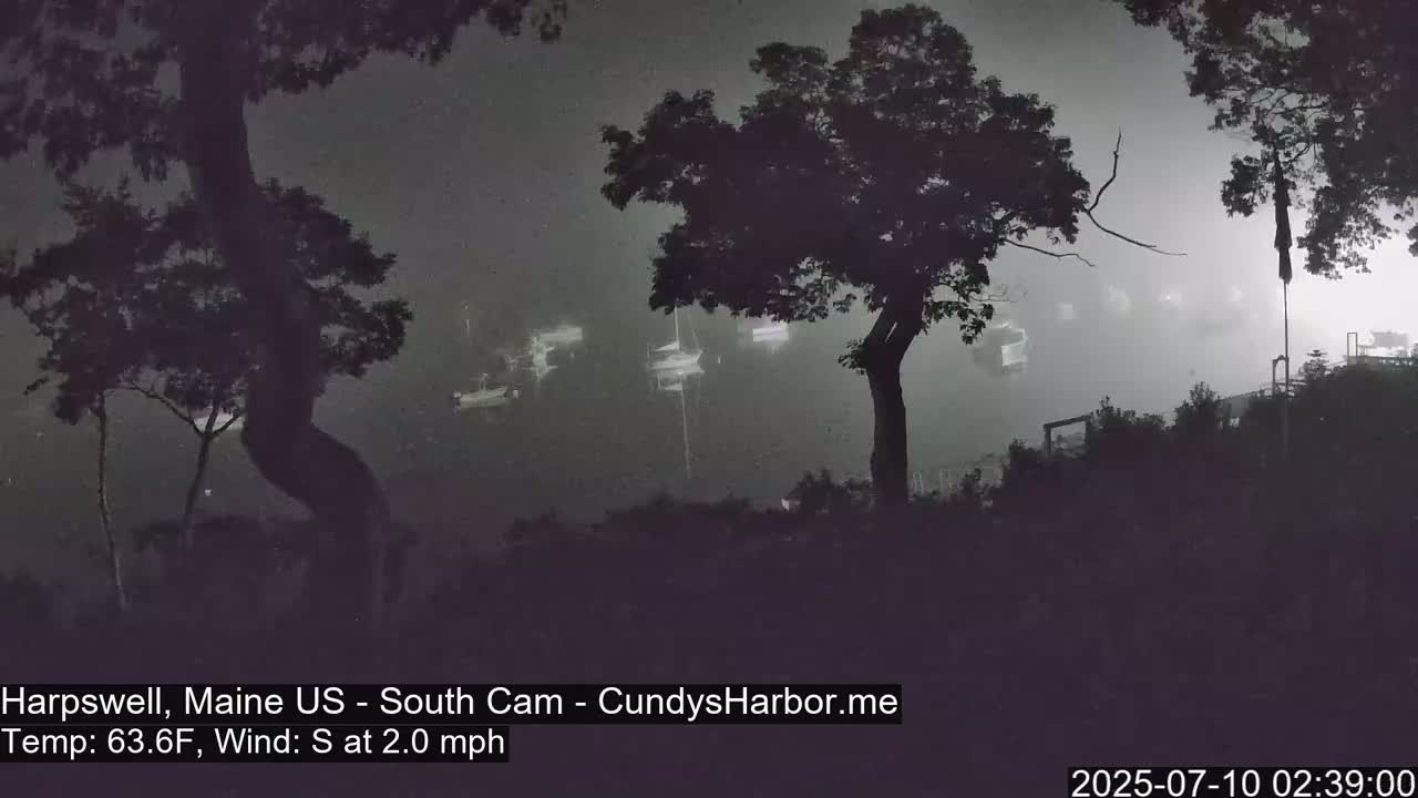 Cundy Harbor South Live Cam - Harpswell, Maine, USA