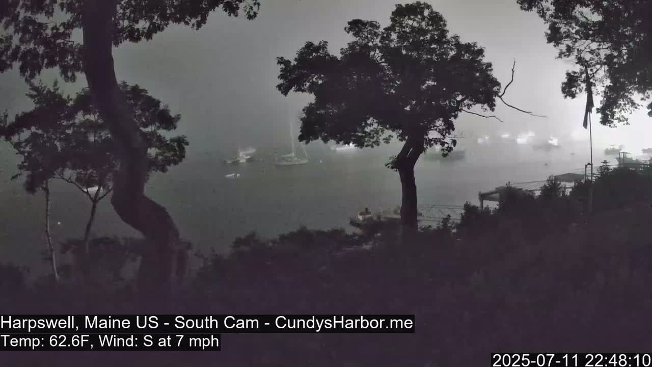 Cundy Harbor South Live Cam - Harpswell, Maine, USA