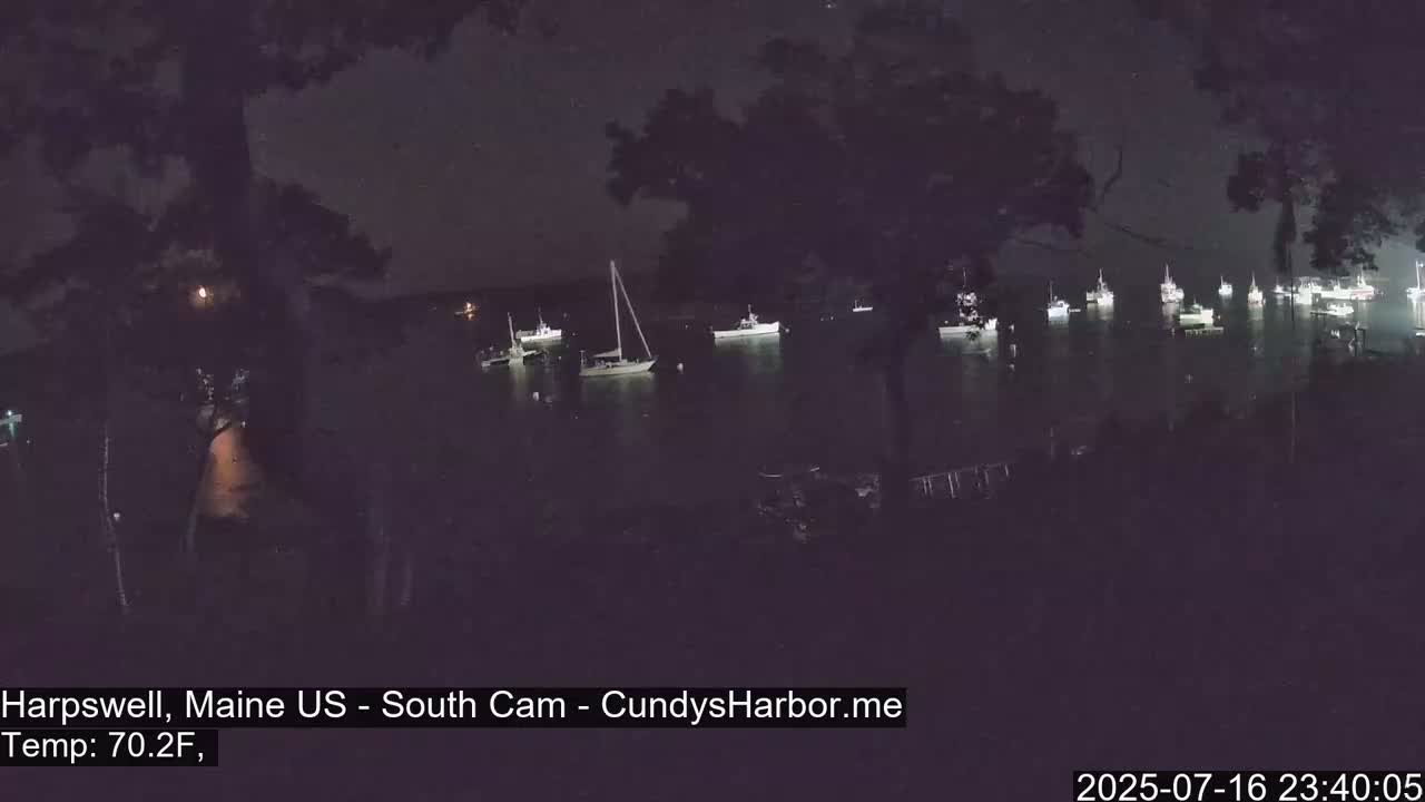 Cundy Harbor South Live Cam - Harpswell, Maine, USA