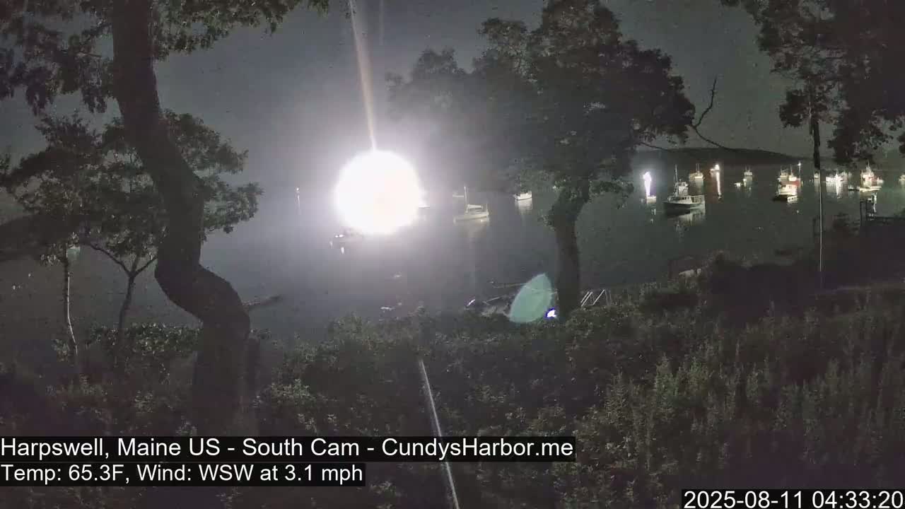 Cundy Harbor South Live Cam - Harpswell, Maine, USA