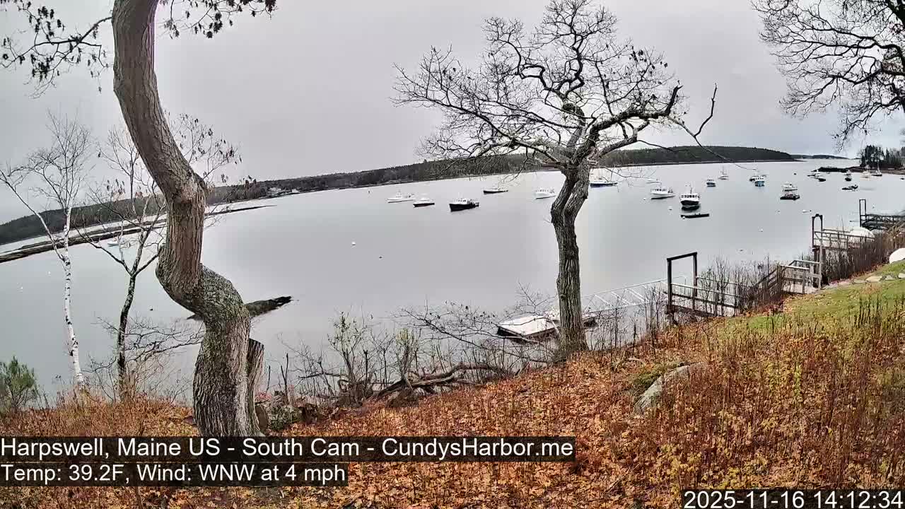 Cundy Harbor South Live Cam - Harpswell, Maine, USA