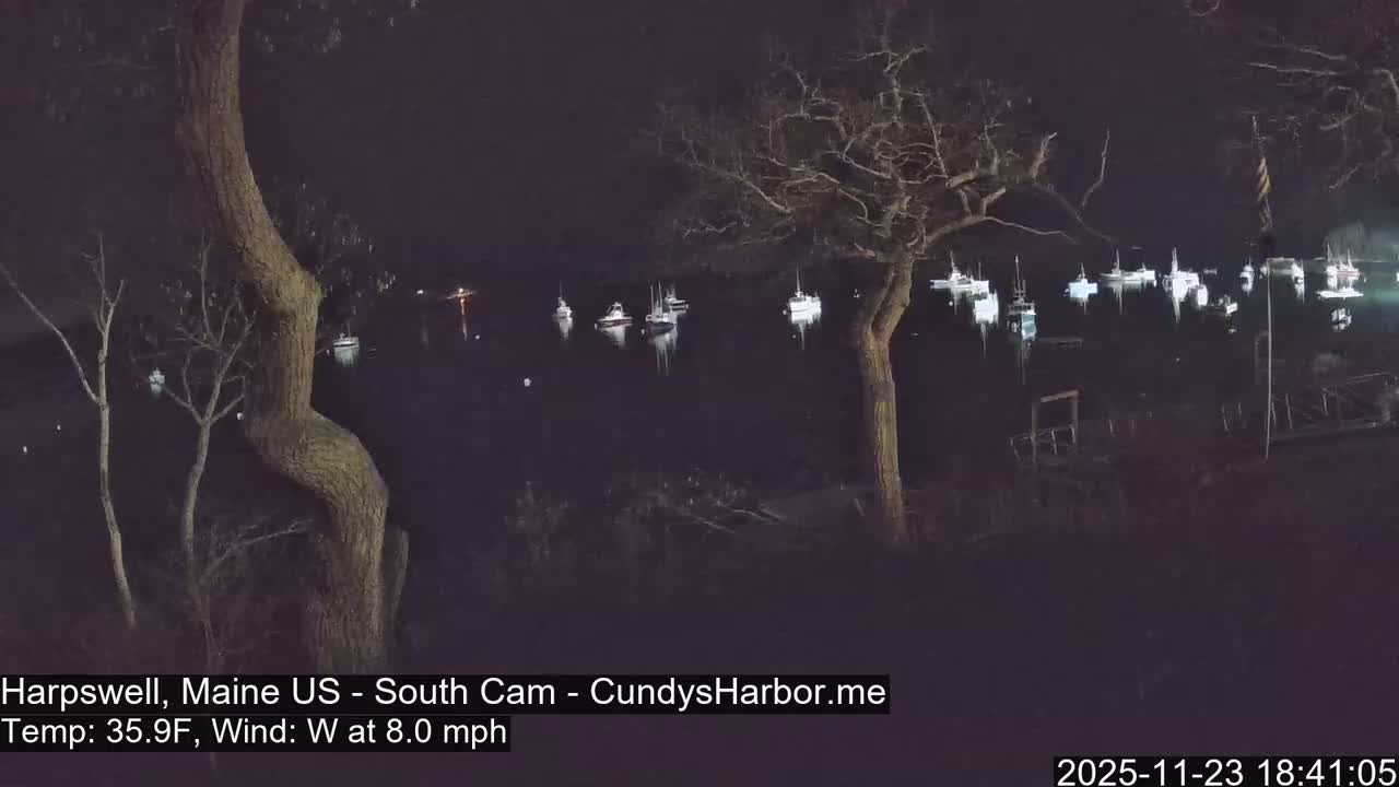 Cundy Harbor South Live Cam - Harpswell, Maine, USA