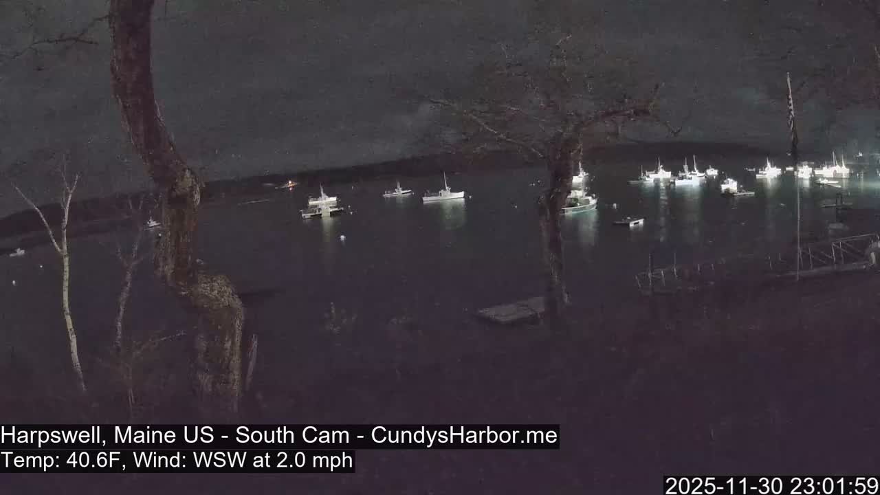 Cundy Harbor South Live Cam - Harpswell, Maine, USA