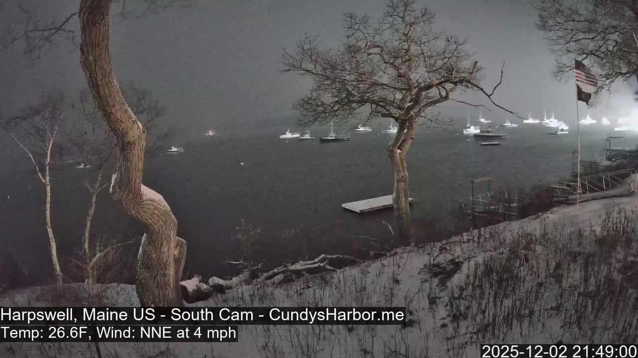 Cundy Harbor South Live Cam - Harpswell, Maine, USA