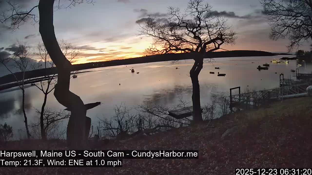 Cundy Harbor South Live Cam - Harpswell, Maine, USA