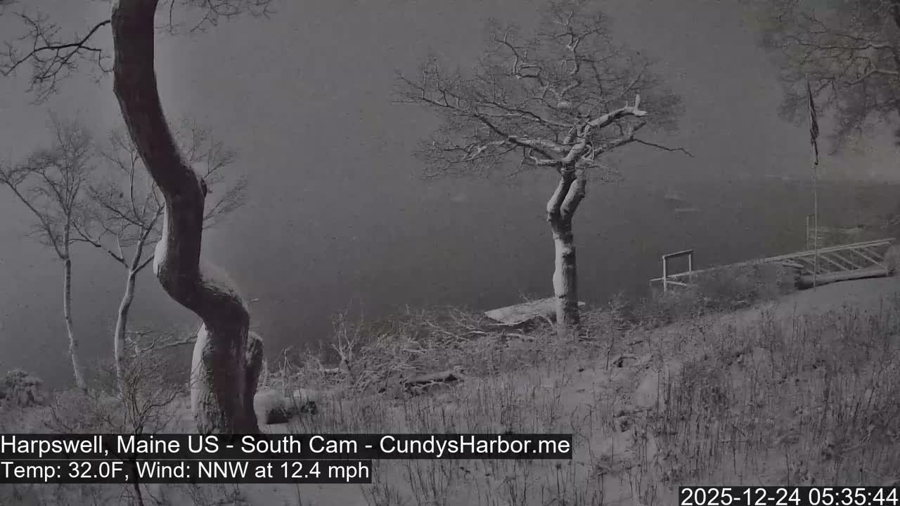 Cundy Harbor South Live Cam - Harpswell, Maine, USA