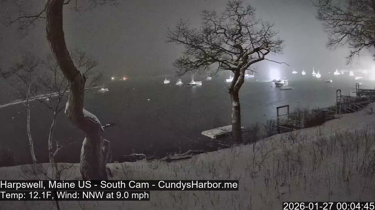 Cundy Harbor South Live Cam - Harpswell, Maine, USA