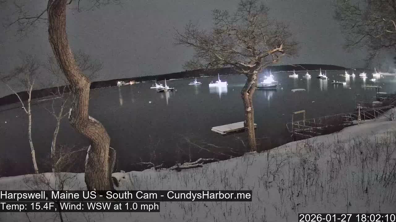 Cundy Harbor South Live Cam - Harpswell, Maine, USA