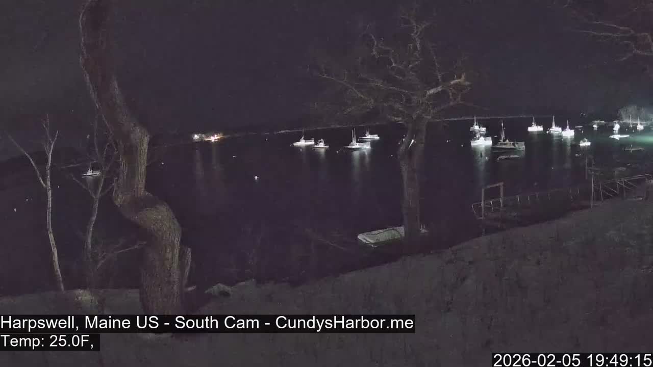 Cundy Harbor South Live Cam - Harpswell, Maine, USA