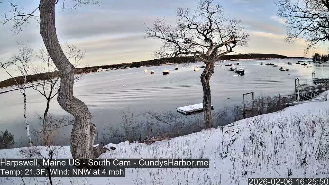 Cundy Harbor South Live Cam - Harpswell, Maine, USA