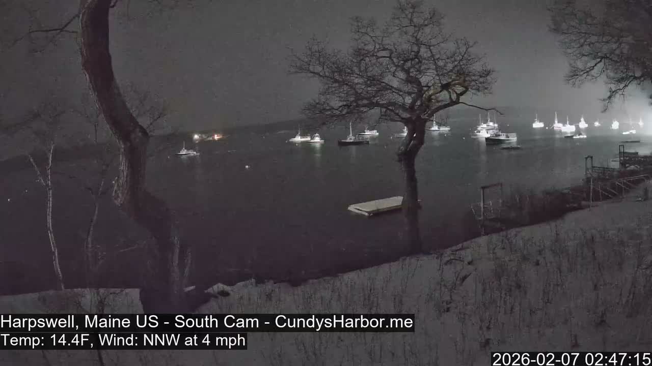 Cundy Harbor South Live Cam - Harpswell, Maine, USA