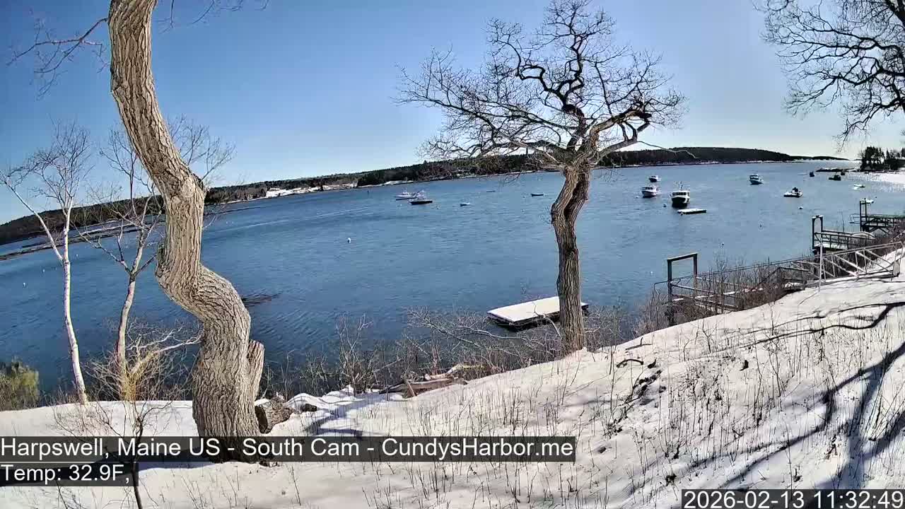 Cundy Harbor South Live Cam - Harpswell, Maine, USA