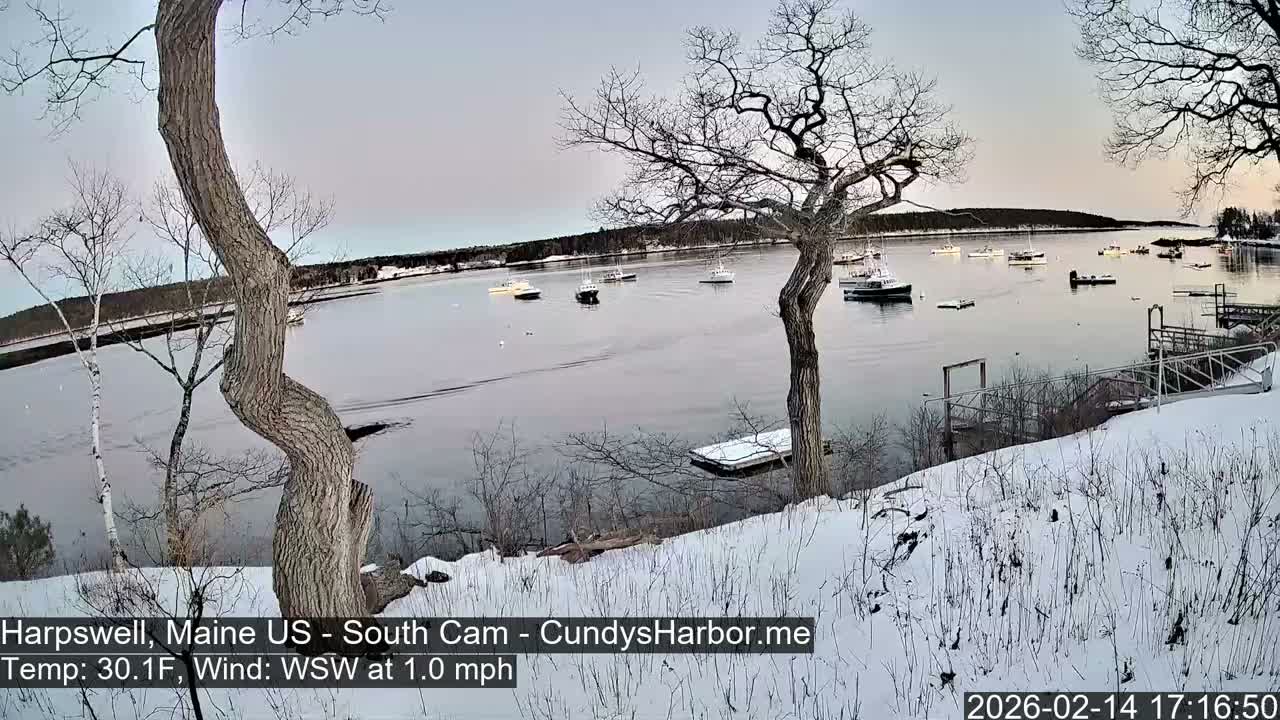 Cundy Harbor South Live Cam - Harpswell, Maine, USA