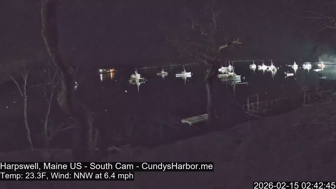 Cundy Harbor South Live Cam - Harpswell, Maine, USA