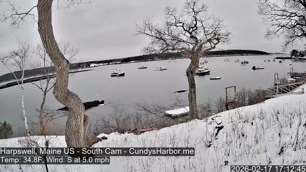 Cundy Harbor South Live Cam - Harpswell, Maine, USA