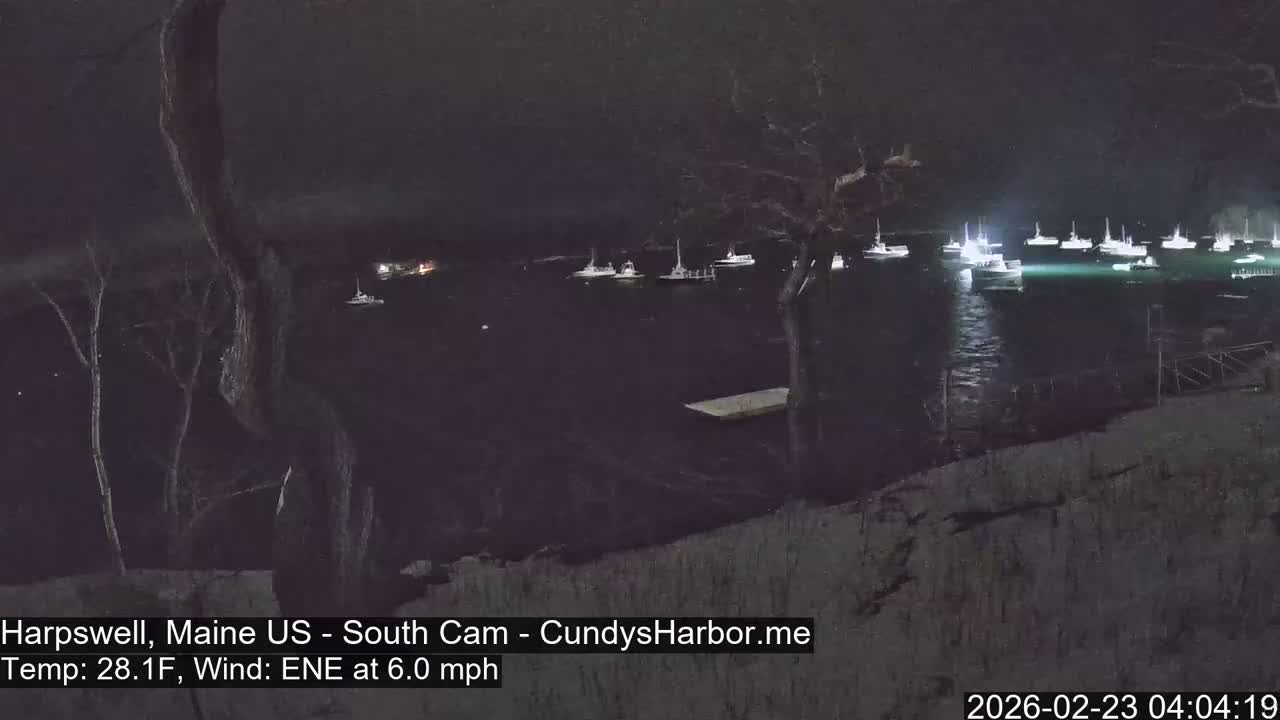 Cundy Harbor South Live Cam - Harpswell, Maine, USA