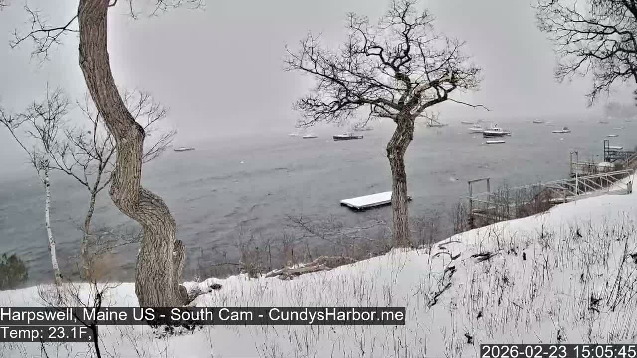 Cundy Harbor South Live Cam - Harpswell, Maine, USA