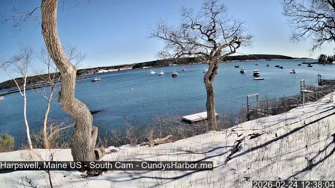 Cundy Harbor South Live Cam - Harpswell, Maine, USA