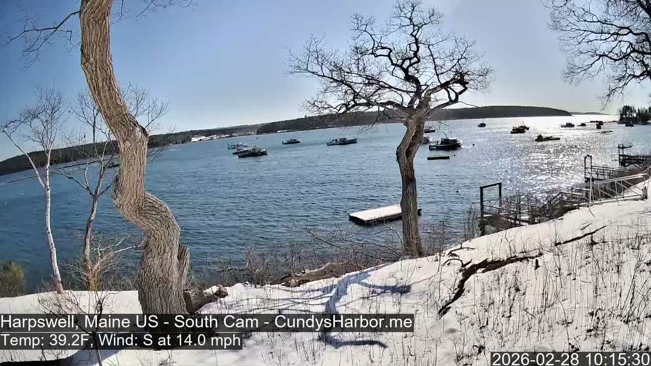 Cundy Harbor South Live Cam - Harpswell, Maine, USA