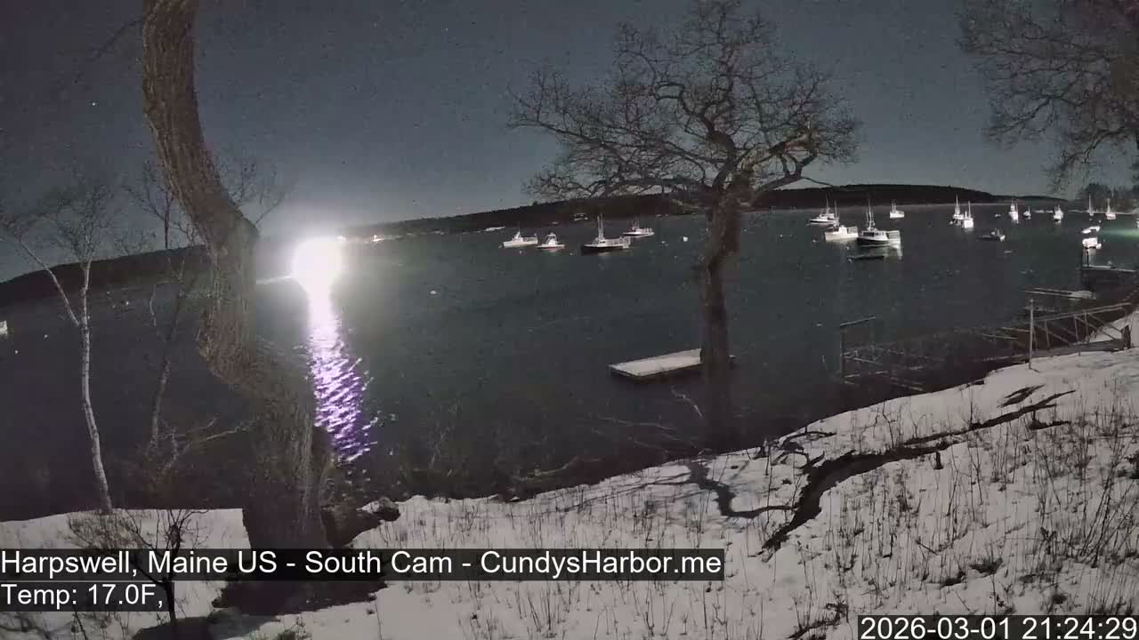 Cundy Harbor South Live Cam - Harpswell, Maine, USA