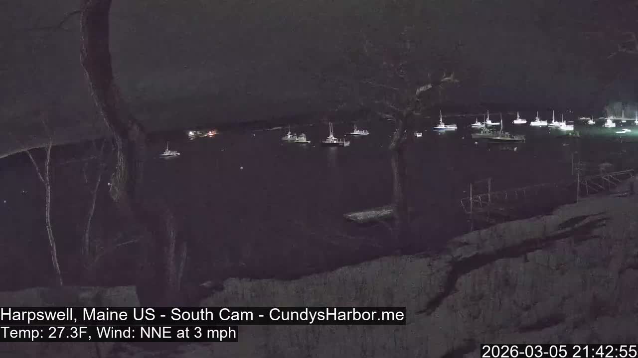 Cundy Harbor South Live Cam - Harpswell, Maine, USA