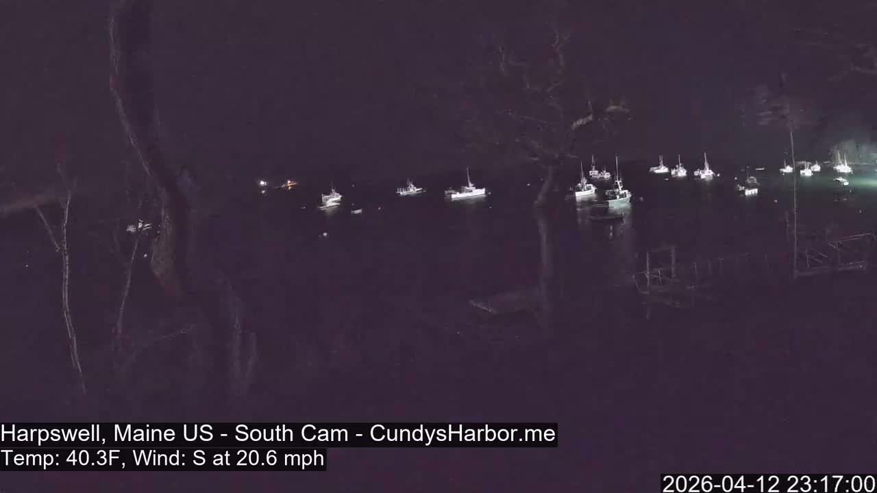 Cundy Harbor South Live Cam - Harpswell, Maine, USA