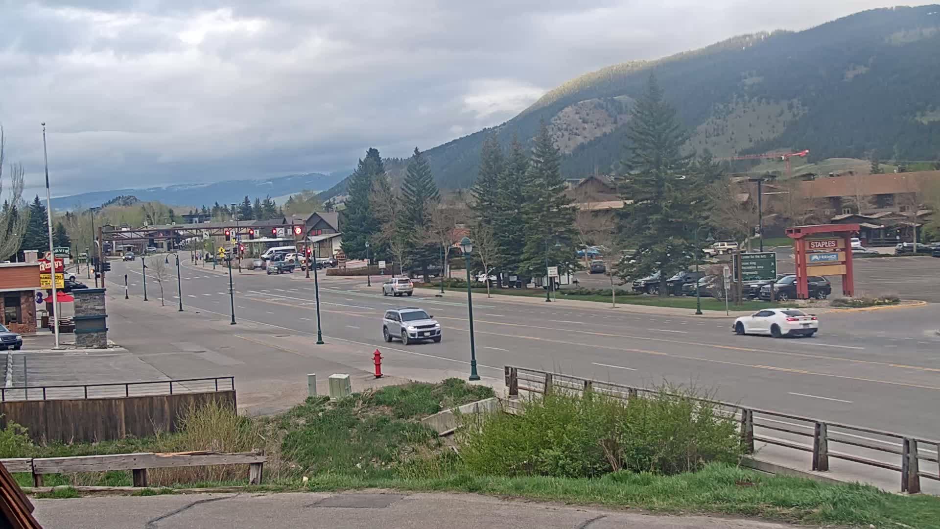 Jackson Hole, Jackson W Broadway Street 191 Live Cam - Jackson, Teton, Wyoming, USA