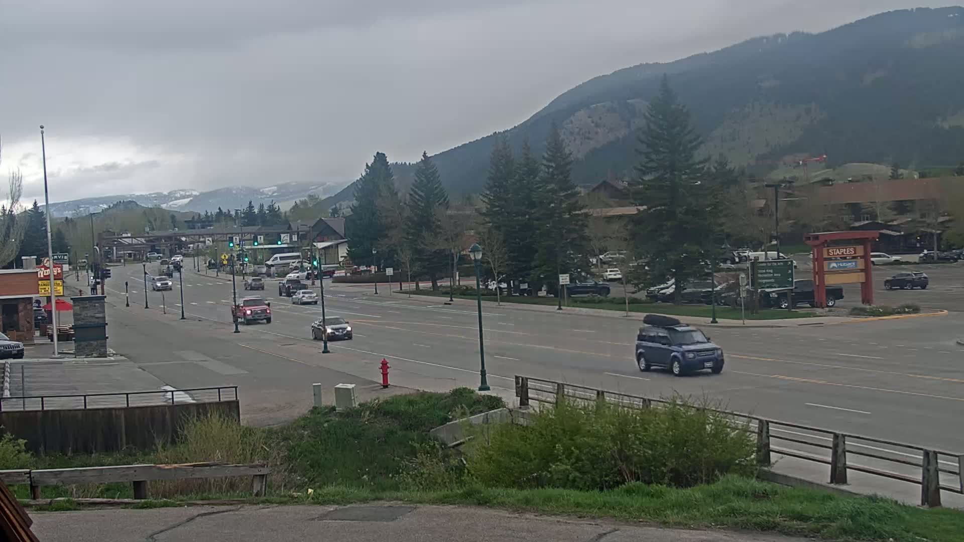 Jackson Hole, Jackson W Broadway Street 191 Live Cam - Jackson, Teton, Wyoming, USA
