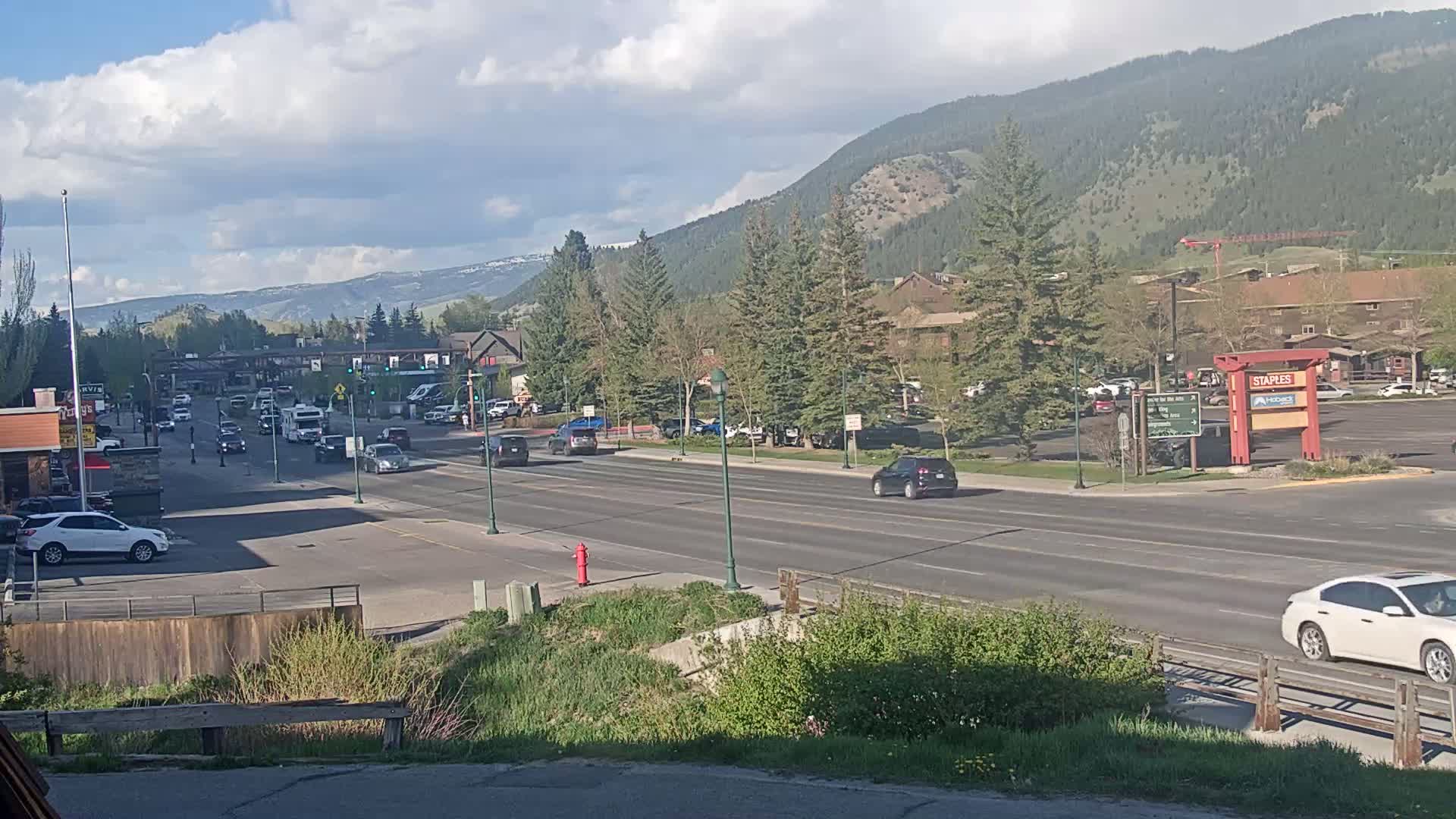 Jackson Hole, Jackson W Broadway Street 191 Live Cam - Jackson, Teton, Wyoming, USA