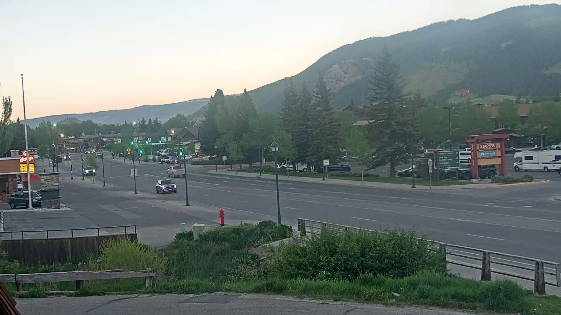 Jackson Hole, Jackson W Broadway Street 191 Live Cam - Jackson, Teton, Wyoming, USA