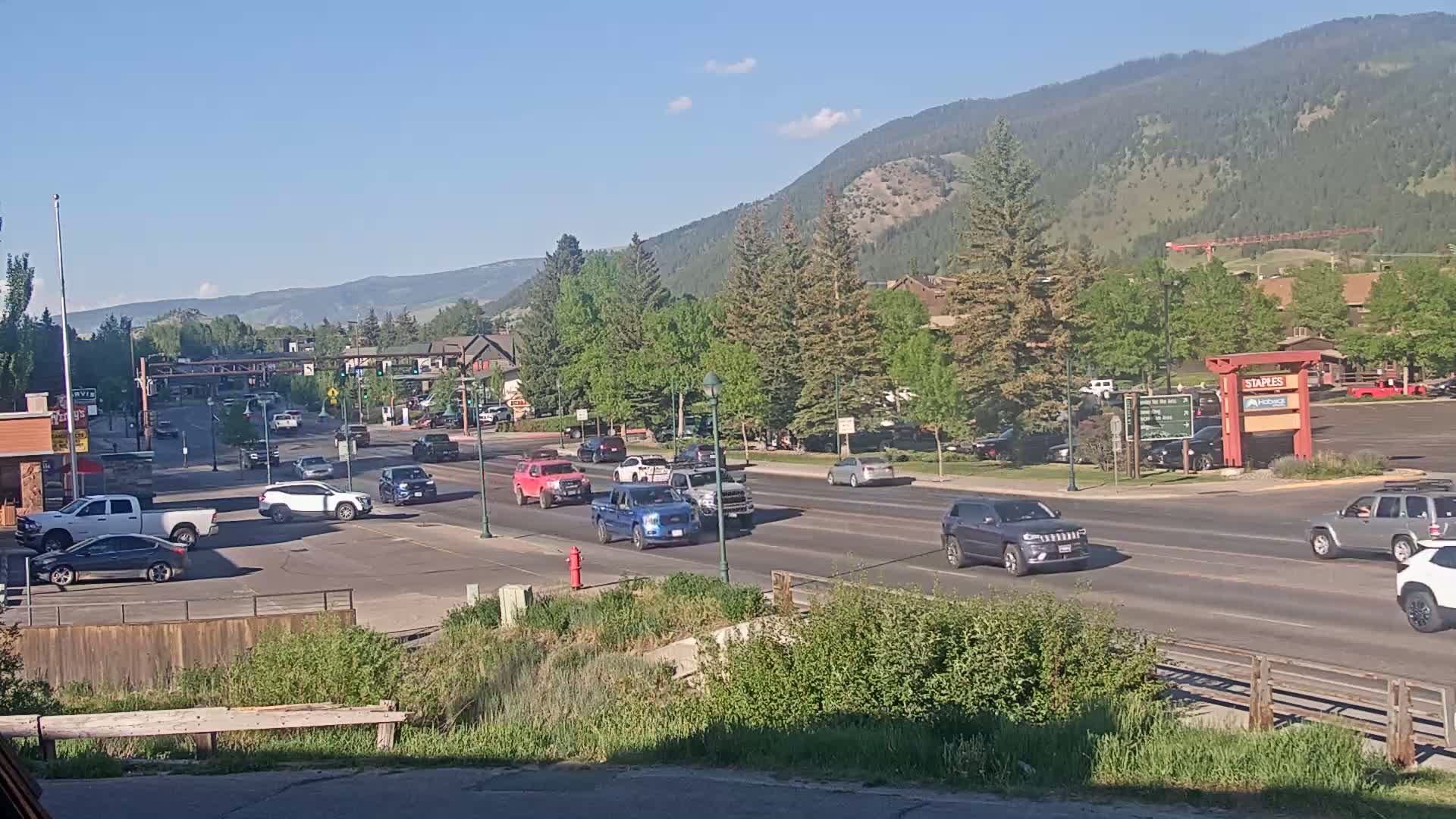 Jackson Hole, Jackson W Broadway Street 191 Live Cam - Jackson, Teton, Wyoming, USA